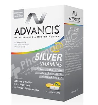 ADVANCIS SILVER VITAMINS 60S CAPS