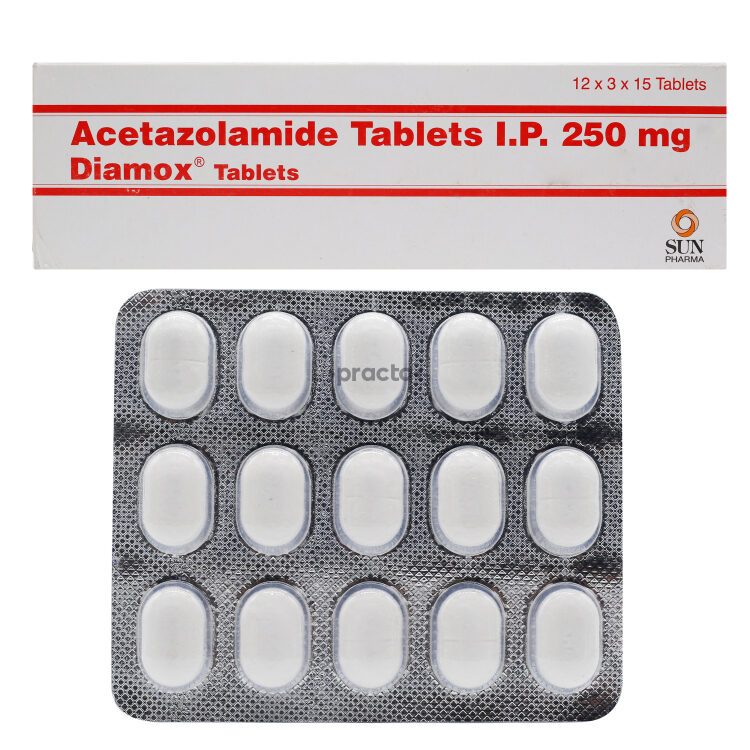 ACETAZOLAMIDE 250MG 540S DIAMOX