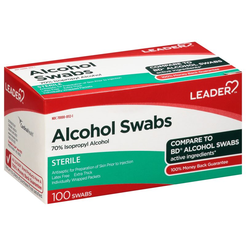 ALCOHOL SWABS 100S