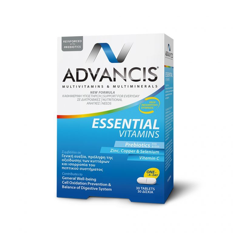 ADVANCIS ESSENTIALS VITAMINS 30'S